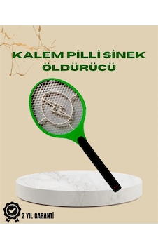 Yüksek Gerilimli Elektronik Sinek Öldürücü - Pil İle Çalışan, Güvenlik Izgaralı Yüksek Gerilimli Elektronik Sinek Öldürücü - Pil İle Çalışan, Güvenlik Izgaralı