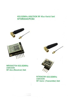 433.92mhz Ask/ook Rf Alıcı Verici Seti Ntxrx04cfcn4 433.92mhz Ask/ook Rf Alıcı Verici Seti Ntxrx04cfcn4