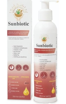 Sunbiotic Hipoalerjenik Hassas ve Kuru Ciltler İçin Yüz ve Vücut Temizleyici 250 ML Sunbiotic Hipoalerjenik Hassas ve Kuru Ciltler İçin Yüz ve Vücut Temizleyici 250 ML