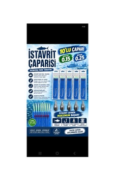 10 Lu İstavrit Çaparisi 5 Adet + 50 Gram Armut Kurşun 5 Adet Yeşil 10 Lu İstavrit Çaparisi 5 Adet + 50 Gram Armut Kurşun 5 Adet Yeşil