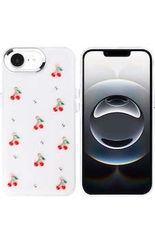 Apple iPhone 16e Uyumlu Kılıf Airbag Tasarımlı Simli Şeffaf Zore Kutup Kapak - Kiraz Şeffaf Apple iPhone 16e Uyumlu Kılıf Airbag Tasarımlı Simli Şeffaf Zore Kutup Kapak - Kiraz Şeffaf
