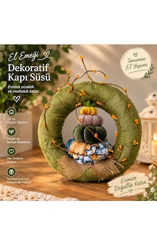 El Yapımı Kapı Süsleri Yeşil
