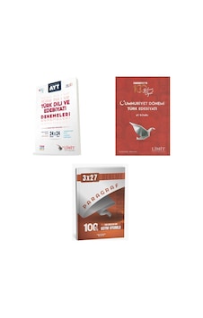 2027 Limit Ayt Türk Edebiyatı Edebiyat Ayt Dili Ve 24x24 Deneme + Cumhuriyet Dönemi El Kitabı + Ankapade 3'lü Set 2027 Limit Ayt Türk Edebiyatı Edebiyat Ayt Dili Ve 24x24 Deneme + Cumhuriyet Dönemi El Kitabı + Ankapade 3'lü Set