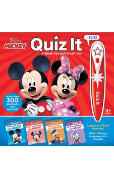 Disney Mickey Mouse And Minnnie Mouse Quiz İt Pen 4-book Set And Talking Pen Interactive E Sku: Zeusstkdb8e71bf3d Disney Mickey Mouse And Minnnie Mouse Quiz İt Pen 4-book Set And Talking Pen Interactive E Sku: Zeusstkdb8e71bf3d