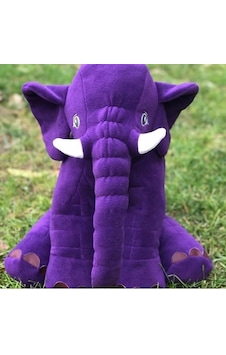 Büyük Uyku Arkadaşım Peluş Yumuşak Fil Mor - 60 Cm Büyük Uyku Arkadaşım Peluş Yumuşak Fil Mor - 60 Cm