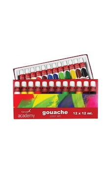Guaj Boya Seti 12 'li ( 12 x 12 Ml ) - Fanart Academy Çok Renkli Guaj Boya Seti 12 'li ( 12 x 12 Ml ) - Fanart Academy Çok Renkli