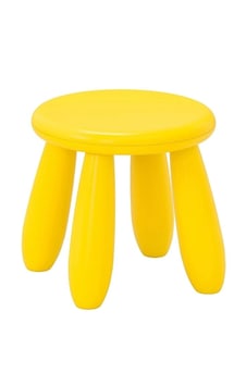 Ikea Mammut Çocuk Taburesi, Sarı Ikea Mammut Çocuk Taburesi, Sarı