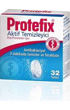 Protefix Diş Protezleri İçin Aktif Temizleyici Tablet 32'li Protefix Diş Protezleri İçin Aktif Temizleyici Tablet 32'li