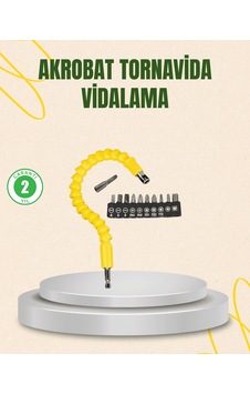 Shnstore 12 Parça Akrobat Vidalama Uç Seti Esnek Dar Alan Kullanım Shntknd0720 Shnstore 12 Parça Akrobat Vidalama Uç Seti Esnek Dar Alan Kullanım Shntknd0720