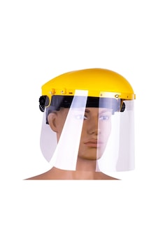 Veta Hs3021c Koruyucu Maske Camlı Profesyonel Kafa Ayarlı