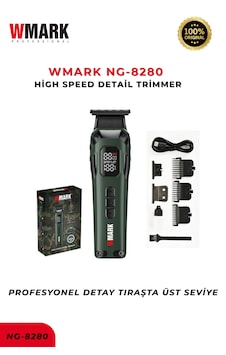 Wmark Ng-8280 Yeşil Tıraş Makinesi - Yüksek Performanslı Profesyonel Detay Tıraş Makinesi 3 saat Wmark Ng-8280 Yeşil Tıraş Makinesi - Yüksek Performanslı Profesyonel Detay Tıraş Makinesi 3 saat