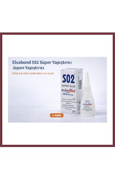 Storeşahin Elsabond 502 Süper Yapıştırıcı Japon Yapıştırıcı 20g Güçlü Hızlı Kuruyan Super Glue 1 Adet Shn0720 Storeşahin Elsabond 502 Süper Yapıştırıcı Japon Yapıştırıcı 20g Güçlü Hızlı Kuruyan Super Glue 1 Adet Shn0720