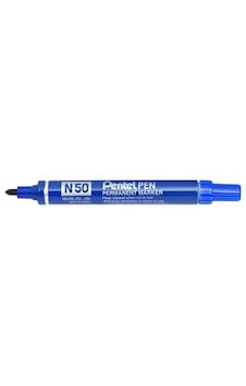 Pentel N50 Bullet Tip Permanent Marker Mavi Pentel N50 Bullet Tip Permanent Marker Mavi