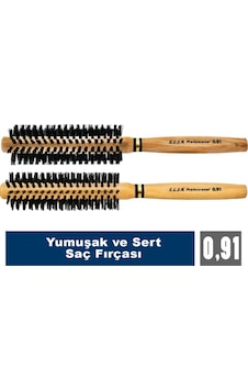 Elsa Professional 0,91 Sert Ve Yumuşak 2'li Saç Fırçası Elsa Professional 0,91 Sert Ve Yumuşak 2'li Saç Fırçası