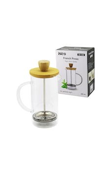 İbico İ22-348 French Press 600 Ml - Cam Gövde, Bambu Kapak İbico İ22-348 French Press 600 Ml - Cam Gövde, Bambu Kapak