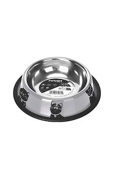 M-pets Petjoy Cat Family Çelik Kedi Mama Kabı Medium 610 Ml 244-51049.02 M-pets Petjoy Cat Family Çelik Kedi Mama Kabı Medium 610 Ml 244-51049.02