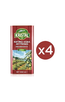 Kristal Natürel Sızma Zeytinyağı Teneke Dg 4 x 5 L Kristal Natürel Sızma Zeytinyağı Teneke Dg 4 x 5 L