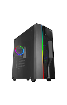Rampage 600W 80+ Bronze Alpha-X Gamıng Mİd-Tower Bilgisayar Kasası Siyah