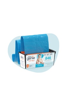 Genie Yedek Poşet Easy Roll 18'li Mavi Mavi