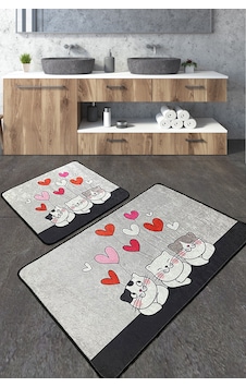 Kitten Banyo Halısı Djt 2 Li Set Banyo Halısı Paspas Kaymaz Taban Yıkanabilir Çok Renkli Kitten Banyo Halısı Djt 2 Li Set Banyo Halısı Paspas Kaymaz Taban Yıkanabilir Çok Renkli