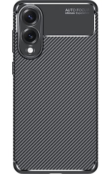 Teleplus Samsung Galaxy Uyumlu S25 Edge Kılıf Texture Negro Silikon Kapak