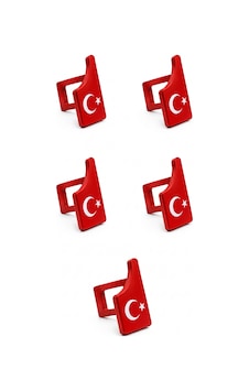 Ay Yıldız Kırmızı Araç Kemeri Tokası Susturucu Kapağı 5'li Set Tüm Araçlara Uyumlu Ay Yıldız Kırmızı Araç Kemeri Tokası Susturucu Kapağı 5'li Set Tüm Araçlara Uyumlu