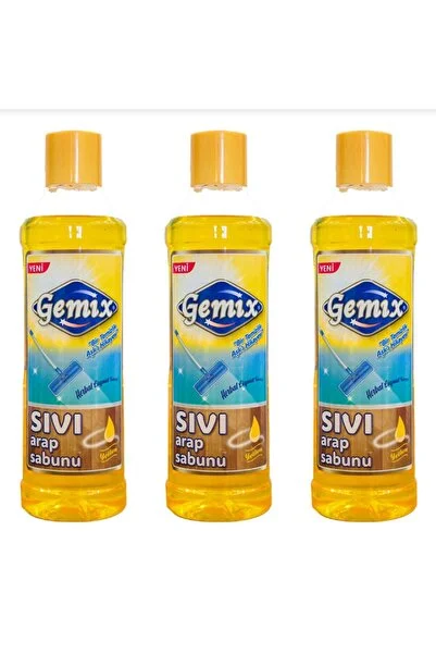 Gemix Gemix Sıvı Arap Sabunu 1000 Ml X 3 Adet 3’lü Set Gemix Gemix Sıvı Arap Sabunu 1000 Ml X 3 Adet 3’lü Set