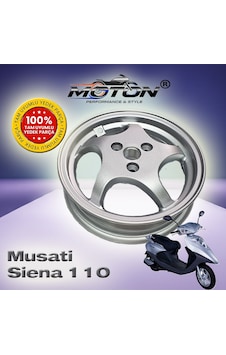 Musatti Siena 110 Uyumlu Arka Jant - Diskli Model - 10 İnç - Gri Musatti Siena 110 Uyumlu Arka Jant - Diskli Model - 10 İnç - Gri