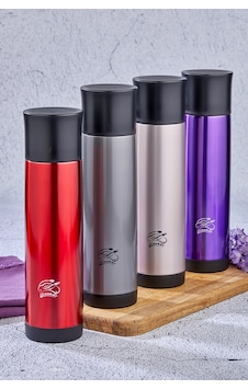 Cooker Ckr-2021 Trend Paslanmaz Çelik Termos 0.5 Lt - Renkli Kaydırmaz Tpr Tabanlı Çok Renkli Cooker Ckr-2021 Trend Paslanmaz Çelik Termos 0.5 Lt - Renkli Kaydırmaz Tpr Tabanlı Çok Renkli