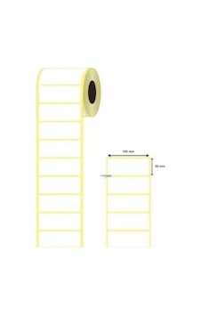 Boş Yapışkanlı Barkod Termal Etiket -kuşe Etiket - Pp Opak Etiket 50mmx100mm