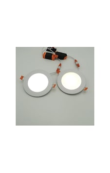 6w Gömme Montaj Led Spot Tavan Lambası, Beyaz Işık, 2 Adet Paket Abanoz 6w Gömme Montaj Led Spot Tavan Lambası, Beyaz Işık, 2 Adet Paket Abanoz