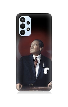 Samsung Galaxy A23 Uyumlu Mustafa Kemal Atatürk Desenli Silikon Kılıf Samsung Galaxy A23 Uyumlu Mustafa Kemal Atatürk Desenli Silikon Kılıf