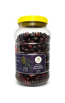 Bahçe Piladar Gurme Serisi Yuvarlama Siyah Zeytin 1 No 200-220 Dane 1900 Gr