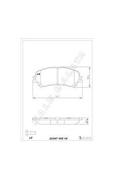 Kale 22347 185 14 Ans Kd13 Ön Fren Balatası Renault Megane Iv 15 Scenıc Iv 16 Talısman 15 Espace V 15 1.2tce 1.3tce 1.5dci 1.6dci 410606124r-7711946205 - Kale 22347 185 14 Ans Kd13 Ön Fren Balatası Renault Megane Iv 15 Scenıc Iv 16 Talısman 15 Espace V 15 1.2tce 1.3tce 1.5dci 1.6dci 410606124r-7711946205 -