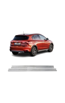 Fiat Egea Cross 2020 Üzeri Krom Cam Çıtası 4 Parça P.Çelik Fiat Egea Cross 2020 Üzeri Krom Cam Çıtası 4 Parça P.Çelik
