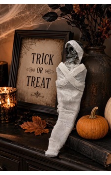 Mumya Kuru İskelet Dekor 43 Cm Halloween Cadılar Bayramı Parti Malzemesi Mumya Kuru İskelet Dekor 43 Cm Halloween Cadılar Bayramı Parti Malzemesi
