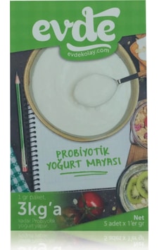 Evde Probiyotik Yoğurt Mayası 5 Adet 1 G Evde Probiyotik Yoğurt Mayası 5 Adet 1 G