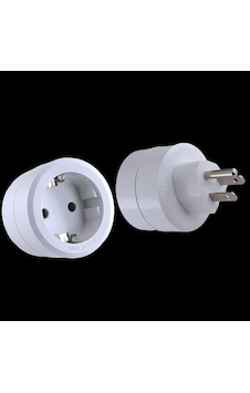 Tek-iş Amerikan Tip Fişe Çevirici Seyahat Adaptörü - Beyaz, 16 A, 100 - 250 V, C/e/f Türkiye - B Amerika Fişi Tek-iş Amerikan Tip Fişe Çevirici Seyahat Adaptörü - Beyaz, 16 A, 100 - 250 V, C/e/f Türkiye - B Amerika Fişi