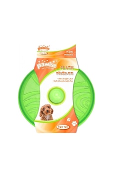 Pawise Işıklı Kauçuk Frizbi Köpek Oyuncağı 18 CM Yeşil