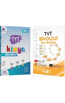 Orbital Tyt Kimya Ve Biyotik Biyoloji Soru Bankası Seti 2 Kitap Orbital Tyt Kimya Ve Biyotik Biyoloji Soru Bankası Seti 2 Kitap