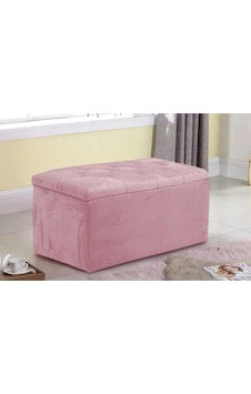Lüks Sandıklı Kapitoneli Puf 80 Cm Pudra Lüks Sandıklı Kapitoneli Puf 80 Cm Pudra