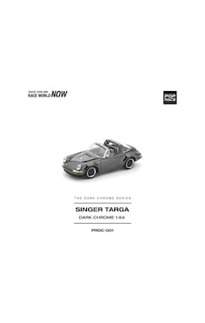 Singer Targa Dark Chrome Edition Prdc001 Diecast 1:64 Model Araba Singer Targa Dark Chrome Edition Prdc001 Diecast 1:64 Model Araba