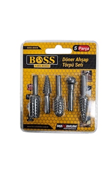 Boss Matkaba Takılan Döner Ahşap Tahta Hobi Törpü Oyma Ucu Seti