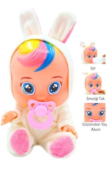 Ağlayan Ve Konuşan Et Bebek 20 Cm Su İçen Bebek Oyuncağı 3+ Yaş Beyaz Ağlayan Ve Konuşan Et Bebek 20 Cm Su İçen Bebek Oyuncağı 3+ Yaş Beyaz