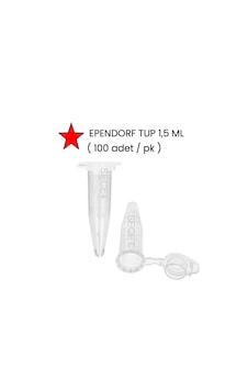 Ependorf Tüp 1,5 Ml, Non Steril 100 Adet / Pk