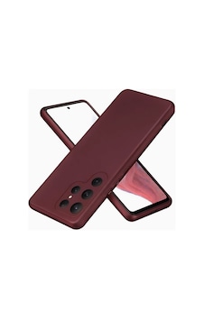 Samsung Uyumlu Galaxy S25 Ultra Kılıf First Silikon - Bordo Samsung Uyumlu Galaxy S25 Ultra Kılıf First Silikon - Bordo