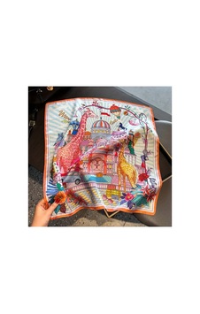 Lilly Voyage Magique Pure Silk Scarf - %100 İpek Fular/ Eşarp Mor Mor Lilly Voyage Magique Pure Silk Scarf - %100 İpek Fular/ Eşarp Mor Mor