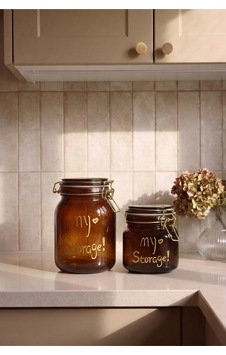 2'li Kilitli Cam Kavanoz Seti 1000 Ml + 750 Ml Sızdırmaz Contalı Kapaklı Kalın Cam Erzak Saklama Kavanozu Paslanmaz Çelik Kilit Mekanizmalı Dekoratif Saklama Kabı Kahverengi Kahverengi 2'li Kilitli Cam Kavanoz Seti 1000 Ml + 750 Ml Sızdırmaz Contalı Kapaklı Kalın Cam Erzak Saklama Kavanozu Paslanmaz Çelik Kilit Mekanizmalı Dekoratif Saklama Kabı Kahverengi Kahverengi
