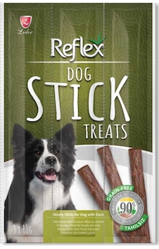 Reflex Stick Ördekli Köpek Ödül Çubuğu 3 x 11 G Reflex Stick Ördekli Köpek Ödül Çubuğu 3 x 11 G