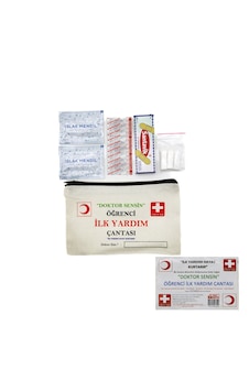 Go İthalat İlk Yardım 19pcs Öğrenci Çantası Go İthalat İlk Yardım 19pcs Öğrenci Çantası